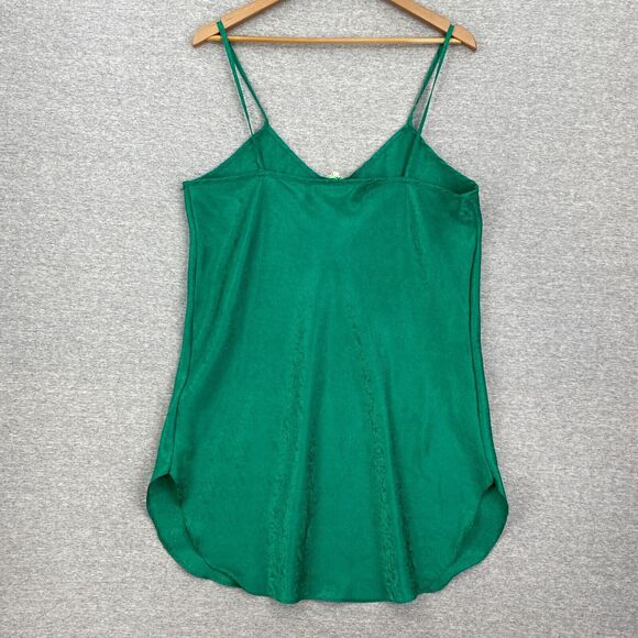 Vintage Kristine Tyler Nightie Womens Large Green Lingerie Chemise Slip Dress - Picture 3 of 13
